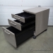 Teknion Tan 3 Drawer Mobile Rolling Pedestal